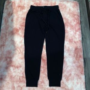 Black jogger sweatpants